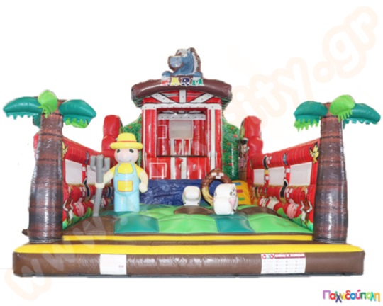 Φουσκωτό Παιχνίδι Φάρμα (με 2 blowers)