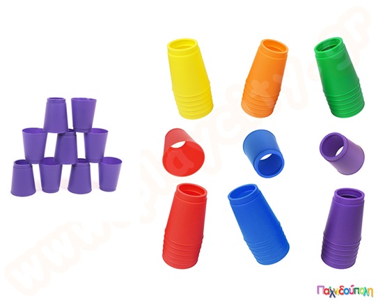 Ποτηράκια στοίβαξης και ευστοχίας