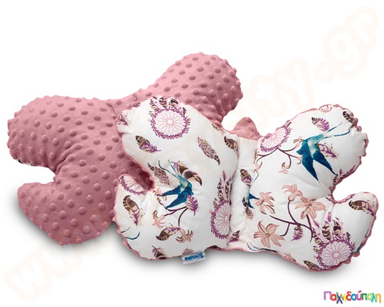 Βρεφικό μαξιλάρι ροζ