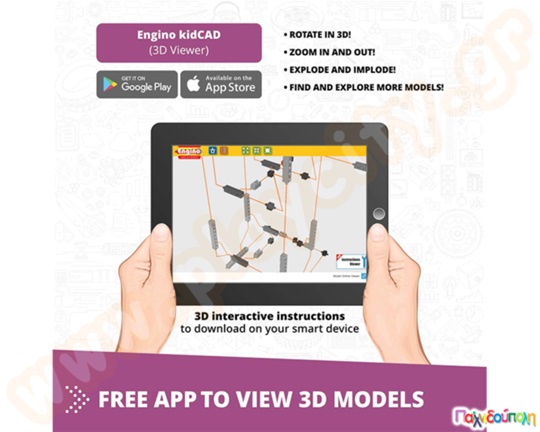 Παιχνίδι Κατασκευών Discovery STEM Νόμοι κίνησης του Νεύτωνα (6 μοντέλα)