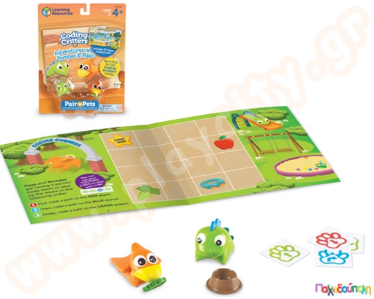 Εκπαιδευτικό Παιχνίδι Ρομποτικής Coding Critters Pair-a-Pets Adventures with Romper and Flaps