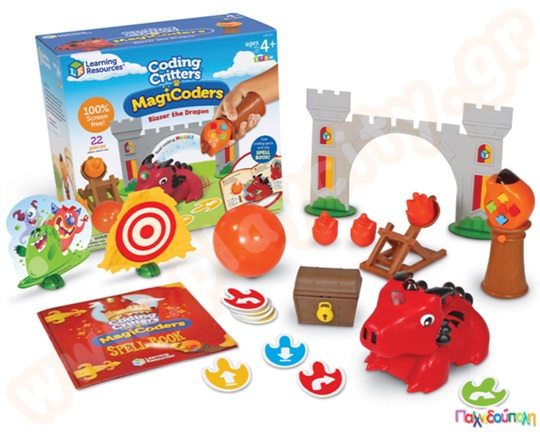 Εκπαιδευτικό Παιχνίδι Ρομποτικής Coding Critters Magicoders: Blazer The Dragon - Ρομπότ Δράκος