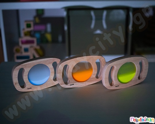 Ημιδιαφανή πάνελ με λαβή Σετ 3 τεμάχια