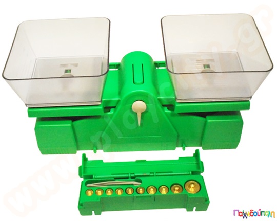 Ζυγαριά με βάρη σε θήκη