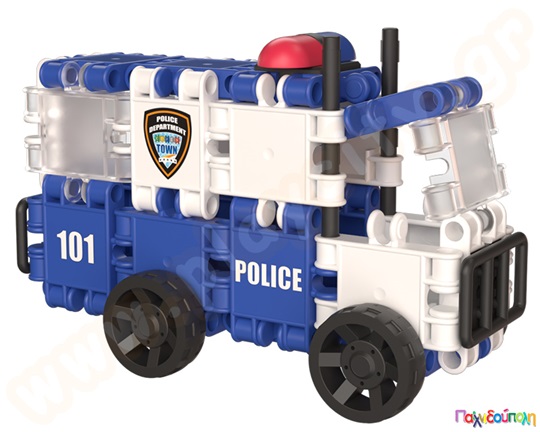 Κατασκευαστικό Σετ Αστυνομία (κουβάς με 135 τεμάχια)