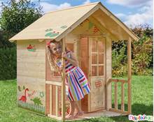 Ξύλινο εξοχικό σπιτάκι  Παιδικά Σπιτάκια - Κάστρα