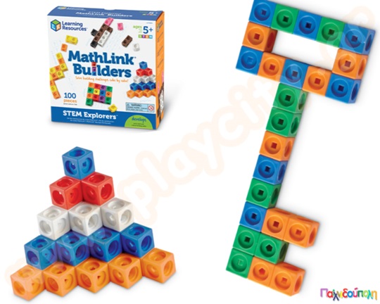 Εκπαιδευτικό Παιχνίδι STEM Παιχνίδι κατασκευών και μαθηματικών Σετ 100 τεμαχίων