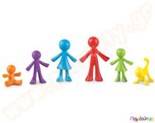 Εκπαιδευτικό Παιχνίδι Πλαστικά ανθρωπάκια ταξινόμησης 72 τεμαχίων  Εκπαιδευτικά Παιχνίδια με Σχήματα - Μεγέθη - Χρώματα