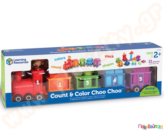 Εκπαιδευτικό παιχνίδι STEM Τρενάκι με τουβλάκια