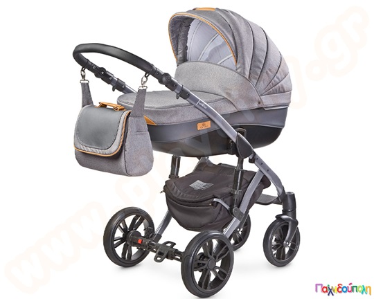 Πολυκαρότσι Μωρού Μαύρο Frontera 2 σε 1 Γραφίτη