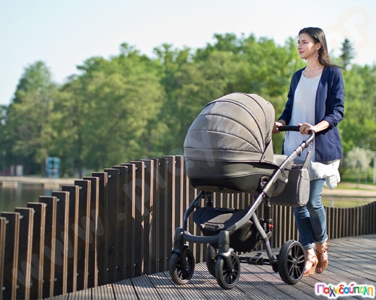 Πολυκαρότσι Μωρού Μαύρο Frontera 2 σε 1 Μπεζ