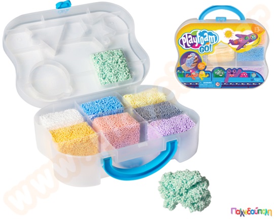 Εκπαιδευτικό παιχνίδι STEM Αφρώδης πλαστελίνη Σετ 8 χρωμάτων Playfoam Go!