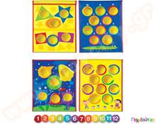 Εκπαιδευτικό παιχνίδι STEM Επιδαπέδιο ταμπλό στόχου  Ομαδικά Παιχνίδια