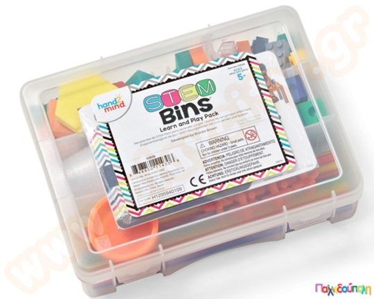 Εκπαιδευτικό παιχνίδι STEM Σετ κατασκευών με γεωμετρικά σχήματα