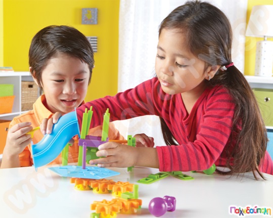 Εκπαιδευτικό παιχνίδι STEM κατασκευή παιδικής χαράς Σετ 104 τεμαχίων