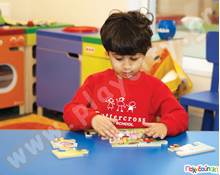 Σετ 4 Ξύλινα Παζλ Παραμύθια σειρά Β  Ξύλινα Εκπαιδευτικά Παζλς