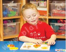 Ξύλινα Ενσφηνώματα 2 Επιπέδων Φρούτα Β  Ξύλινα Παιδικά Ενσφηνώματα Επιπέδων