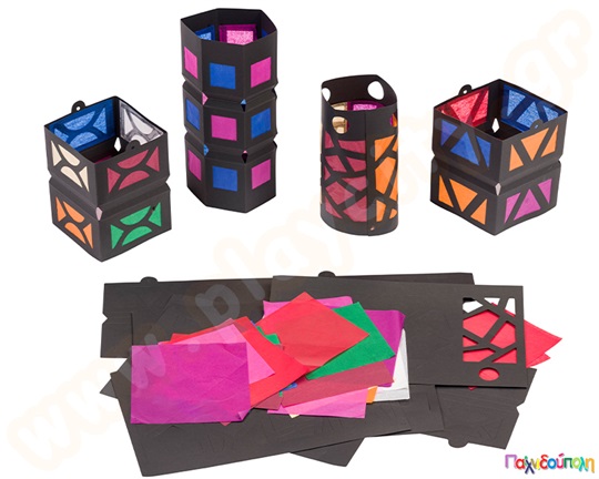 Κατασκευή φαναριών κολάζ