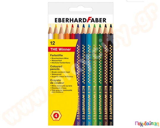 Ξυλομπογιές χοντρές Εξαγωνικές