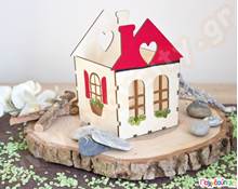 Ξύλινη μολυβοθήκη με λάμπα LED  Κατασκευές Χειροτεχνίας