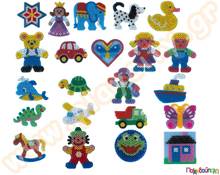 Κάδρα για χάντρες 10 χιλ. HAMA  Πλαστικά Παιχνίδια Κατασκευών με Χάντρες Maxi HAMA