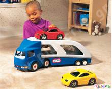 Μεγάλη Νταλίκα Μεταφορέας Οχημάτων (μπλε/γκρι) 72 cm Little Tikes  Άθραυστα Παιδικά Οχήματα