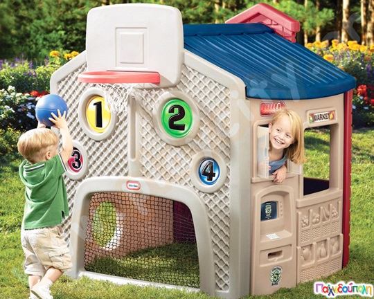 Πλαστικό παιδικό σπιτάκι Πολλών δραστηριοτήτων Earth Little Tikes