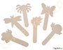 Ξύλινες φιγούρες εντόμων σετ 6 τεμάχια