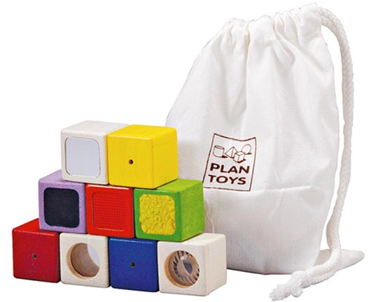 Παιχνίδι Ταξινόμησης Κύβοι δραστηριοτήτων Plan Toys