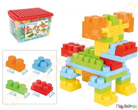 Τουβλάκια Master σε παιχνιδόκουτο 168 τεμαχίων