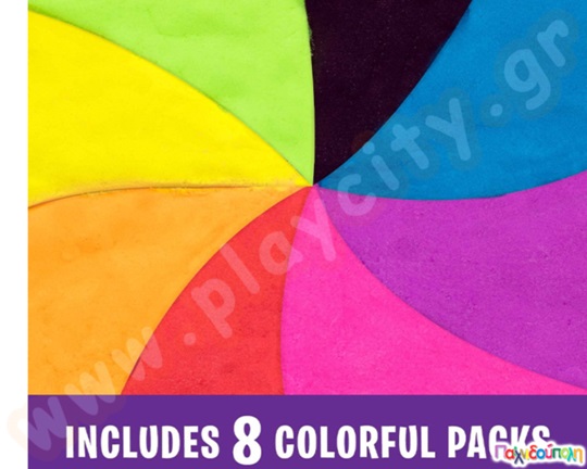 Εκπαιδευτικό Παιχνίδι Αισθήσεων Άμμος πλαστελίνη σετ 8 τμχ.