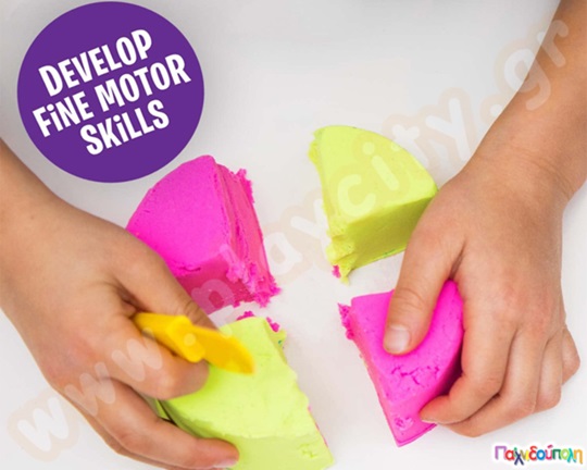 Εκπαιδευτικό Παιχνίδι Αισθήσεων Άμμος πλαστελίνη σετ 8 τμχ.