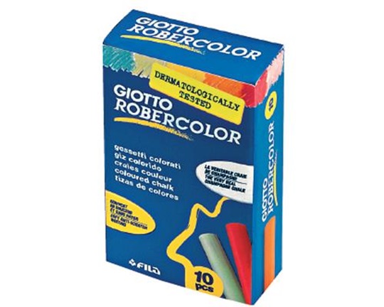 Κιμωλίες πλαστικές χρωματιστές 10 τεμαχίων Giotto