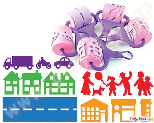 Αφρώδη Ρολά Βαφής Πόλη