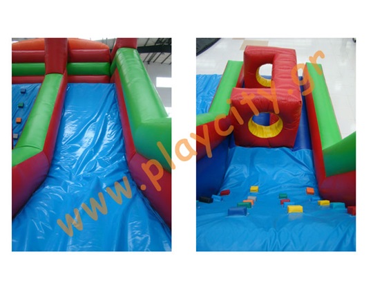 Φουσκωτό Παιχνίδι Αγγίζοντας την Κορυφή (με 1 blower)