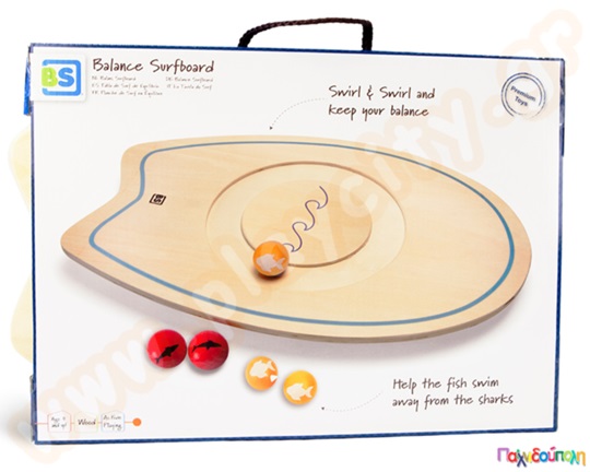 Παιδική Σανίδα Ισορροπίας-Σερφ με Μπαλάκια