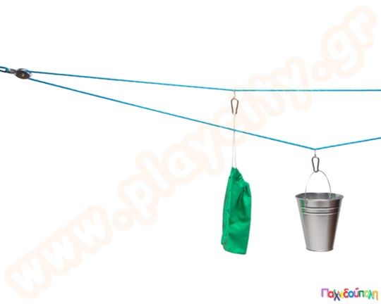 Σετ σχοινιά με τροχαλία