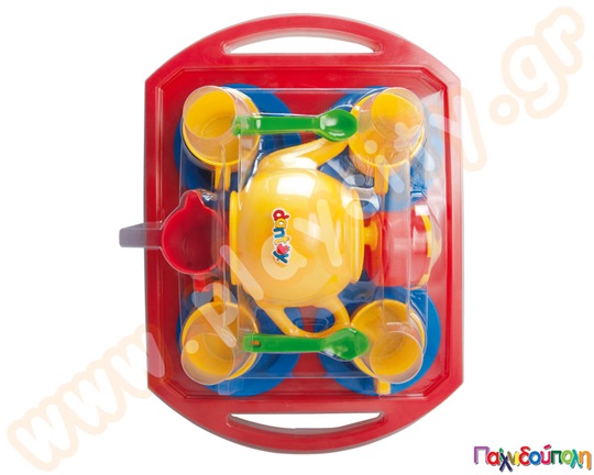 Σετ τσαγιού με δίσκο 18 τμχ.