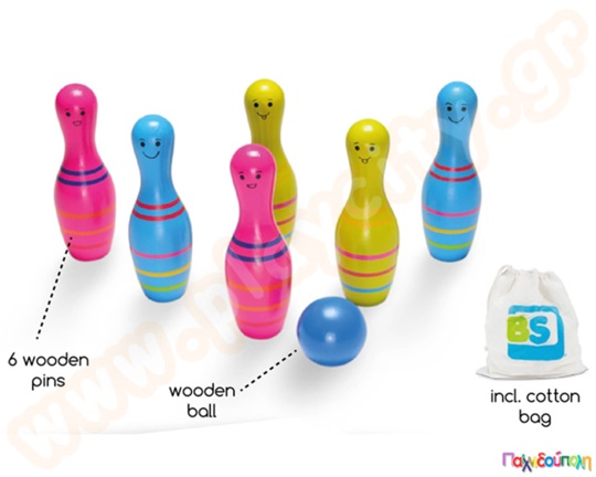 Skittles Jr. Ξύλινο μπόουλινγκ συναισθημάτων