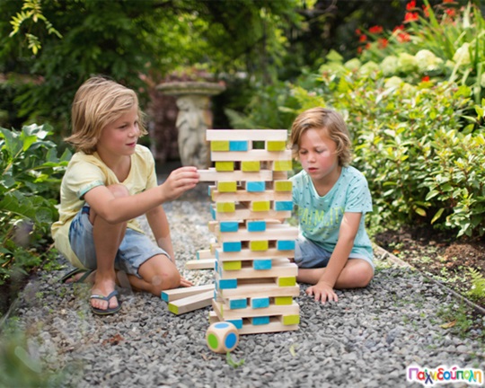 Γιγάντιος πύργος κατασκευών - ισορροπίας - Jenga Giant Tower