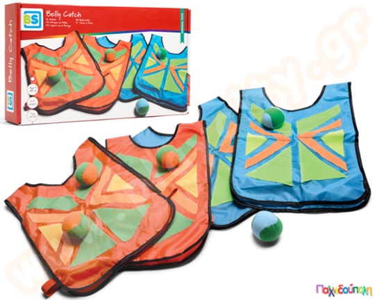 Γιλέκα παιχνιδιού με βέλκρο Σετ 4 τεμάχια