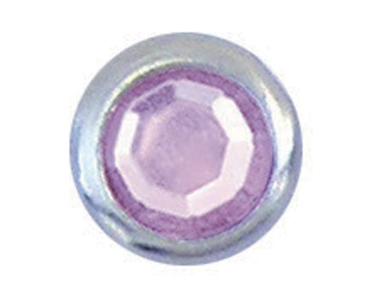 Διπλόκαρφα στρόγγυλα ροζ σετ 10 τεμαχίων