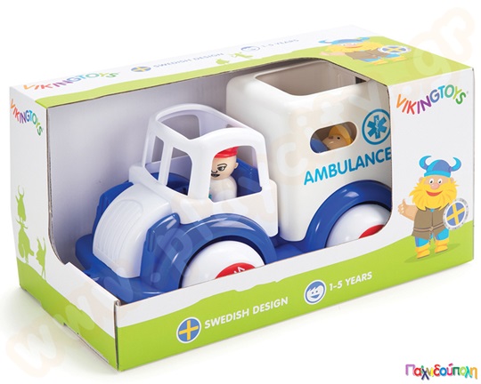 Ασθενοφόρο με φορείο και 2 φιγούρες 25 cm