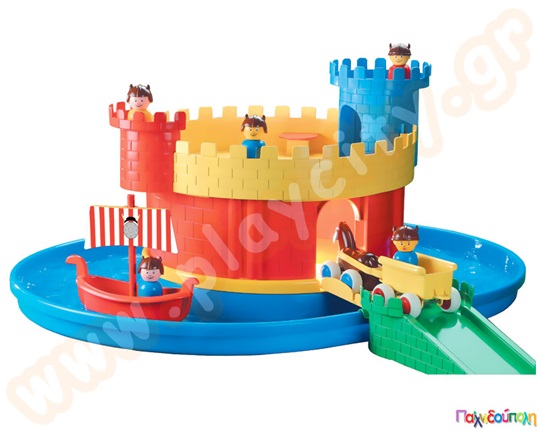 Πολλαπλή κατασκευή κάστρο με τάφρο