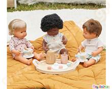 Κούκλα κοριτσάκι Αφρικάνα με μαλλιά 38 εκ.  Μωράκια - Φροντίδα Μωρού - Καροτσάκια