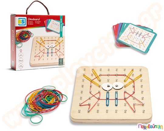 Πίνακας κατασκευών με λαστιχάκια - Geoboard