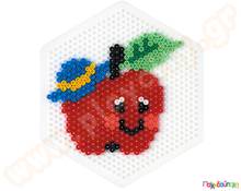 Κάδρο μεγάλο εξάγωνο διαφανές για χάντρες 5 mm HAMA  Πλαστικά Παιχνίδια Κατασκευών με Χάντρες Midi HAMA