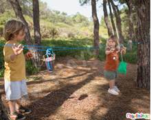 Σετ σχοινιά με τροχαλία  Εκπαιδευτικά Παιχνίδια Συντονισμού