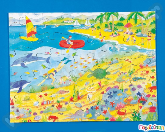 Ξύλινο Παζλ Βυθός