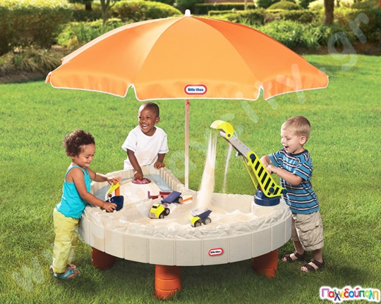 Κατασκευαστικό Παιχνίδι Άμμου και Νερού με Ομπρέλα Little Tikes